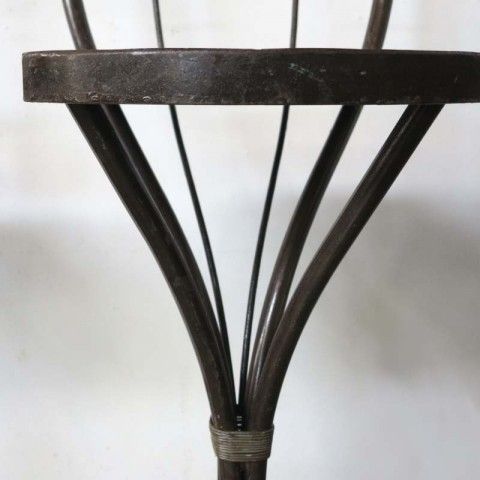 Two Metal Chairs In Industrial Style 1950   1959 photo vintage