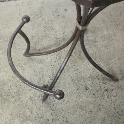 photo for sale Two Metal Chairs In Industrial Style 1950   1959