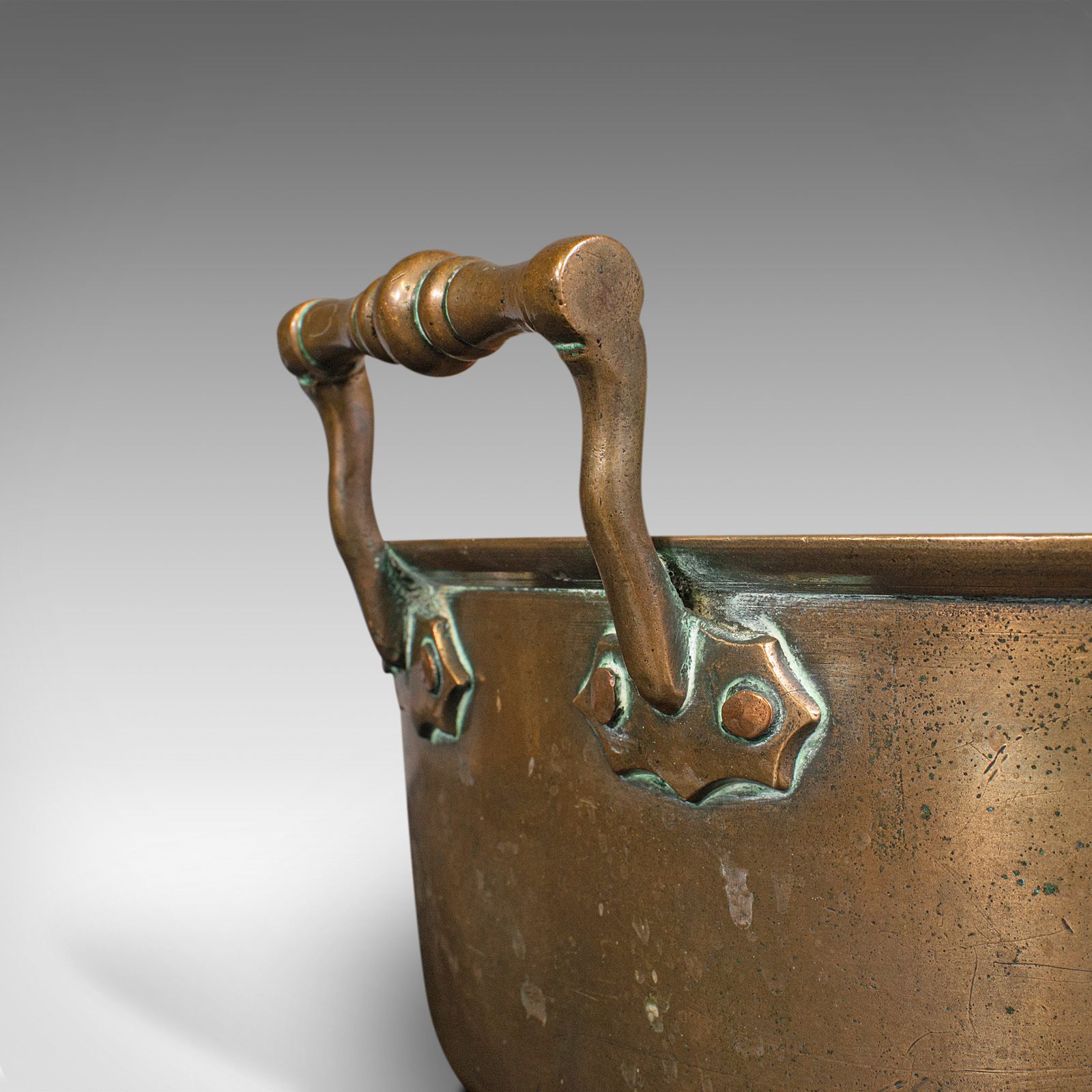 Antique Country House Braising Pan, English, Bronze, Cooking Pot photo for sale