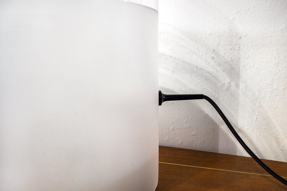Fatua Glass Table Lamp By Guido Rosati For Fontana Arte, 1972 photo vinterior