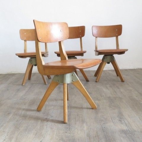 Casala Wood School Chair. Germany 1971.