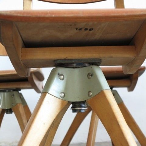 Casala Wood School Chair. Germany 1971. photo vinterior