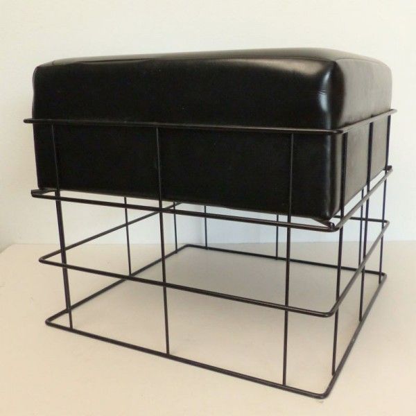 Design Stool Made Of Wire Mesh Probably Verner Panton 1959   1960
