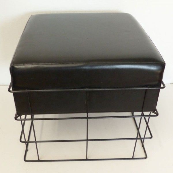Design Stool Made Of Wire Mesh Probably Verner Panton 1959   1960 photo furniture