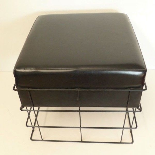 Design Stool Made Of Wire Mesh Probably Verner Panton 1959   1960 photo for sale
