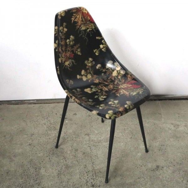 Fiberglass Side Chair By René Jean Caillette. 1950   1959 photo 734.0