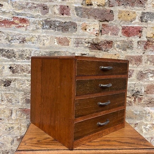 Antique Oak Counter Top Drawers photo furniture