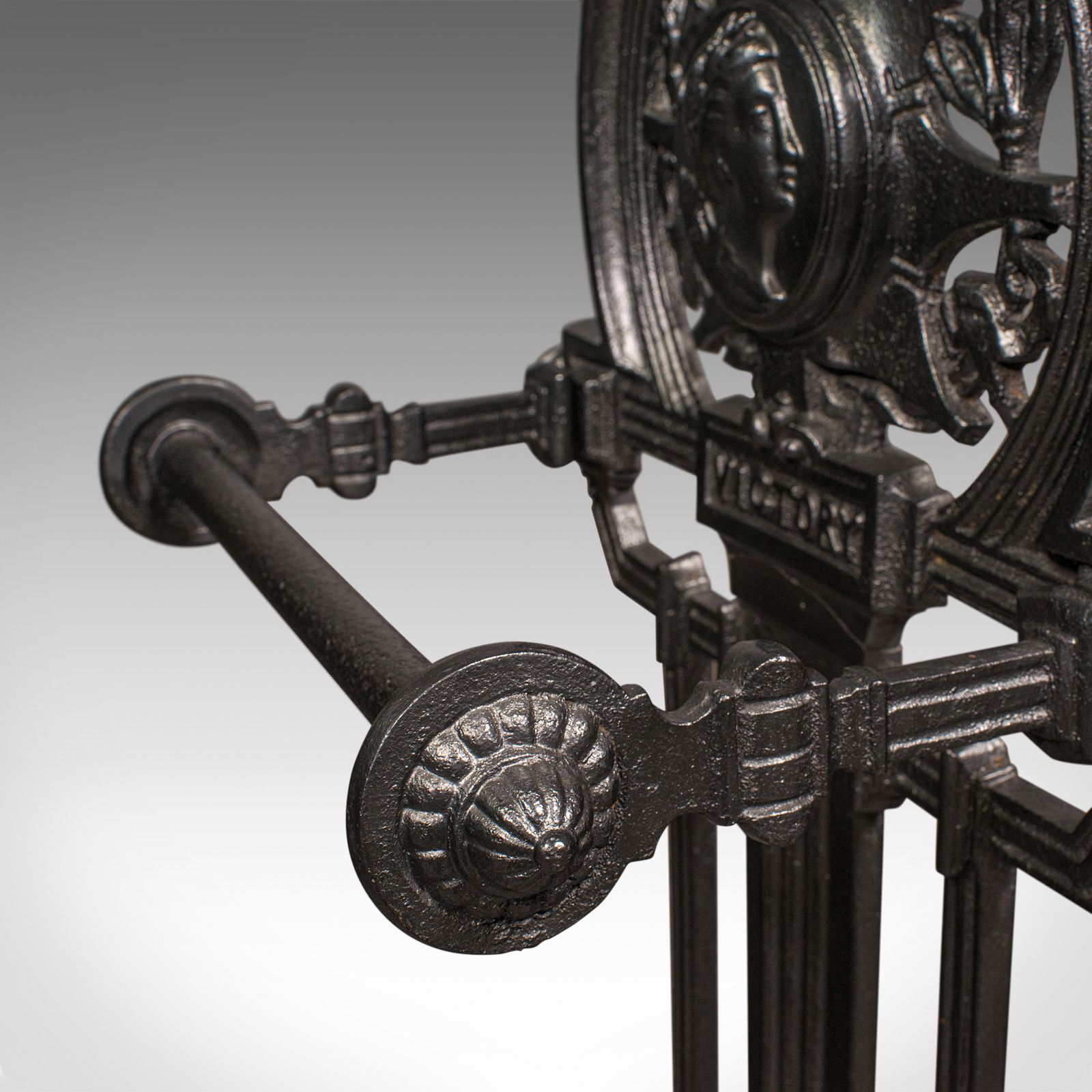 photo furniture Antique Ornate Stick Stand, English, Cast Iron, Hallway Umbrella Rack