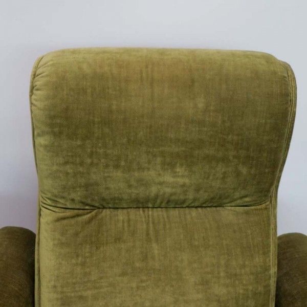 603.0 Vintage German Green Swivel Relax Lounge Chair. 1970   1975 photo