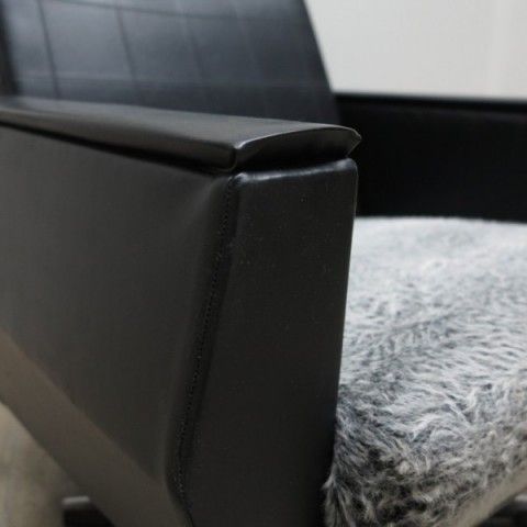 Vintage Leather Swivel Chair. 1950   1960 photo Furniture