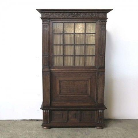 Wilhelminian Carved Bookcase, 1800s