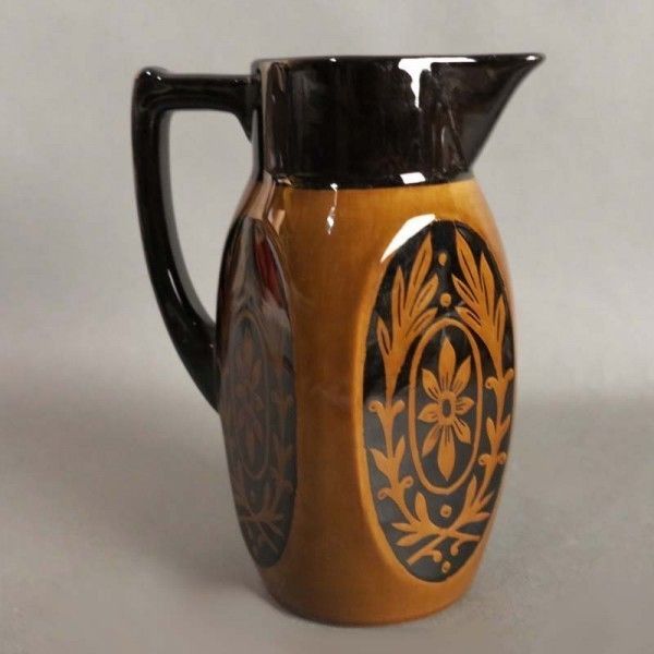 Antique Art Nouveau Ceramic Chocolate Pot.
