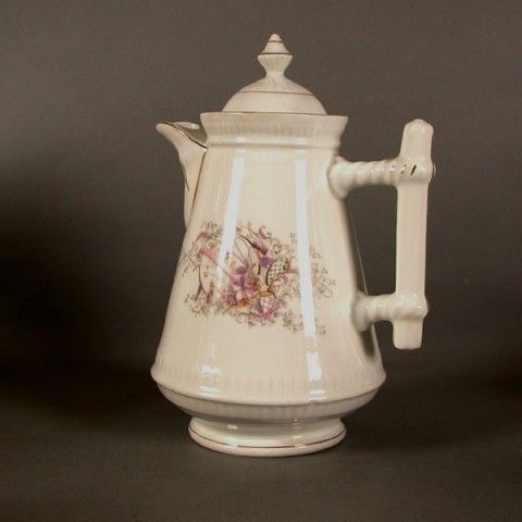 Art Nouveau Porcelain Coffee Service. Kpm Germany. 1900   1910. photo vintage
