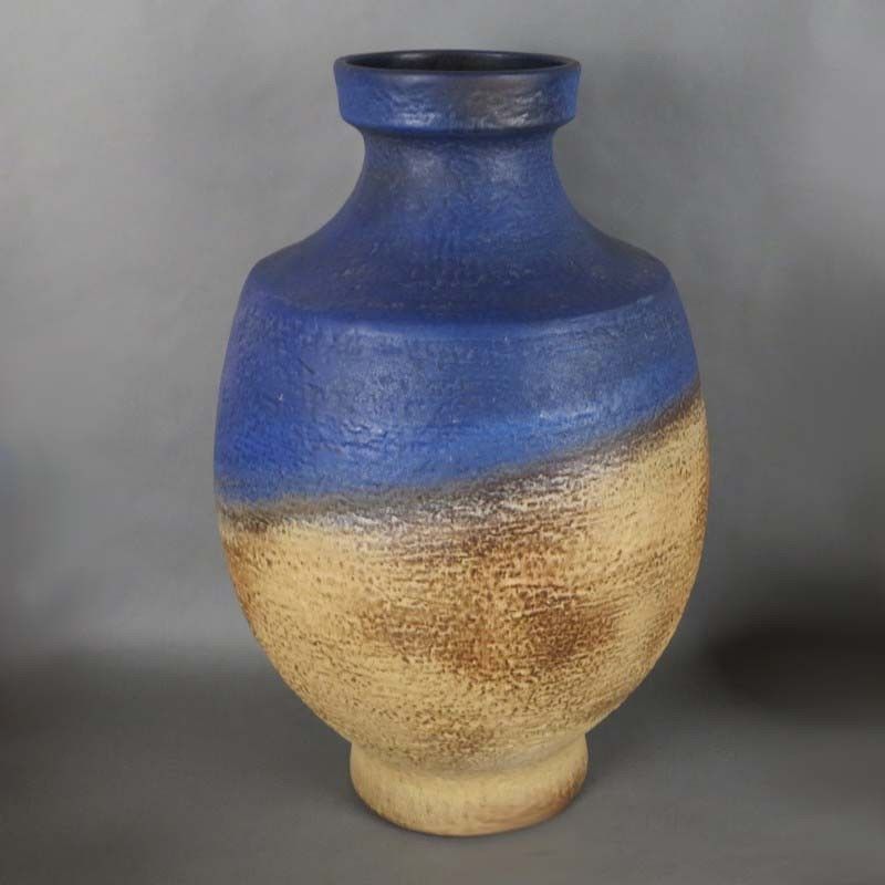 Ceramic Vase Of Karlsruher Majolika From Friedegart Glatzle 1966
