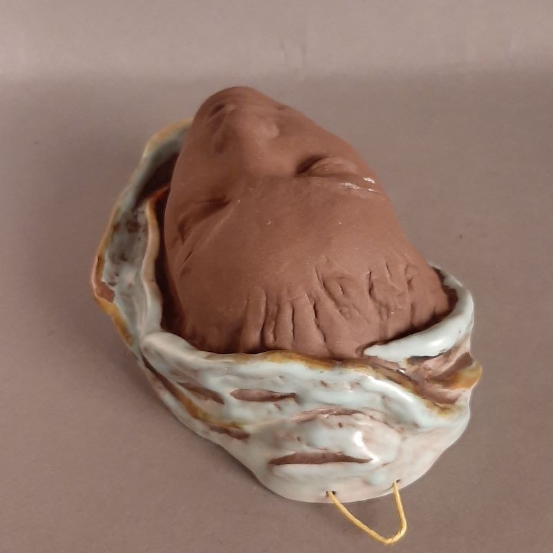 Ceramic Wall Mask Of The Karlsruher Majolika. 1950   1959 photo for sale