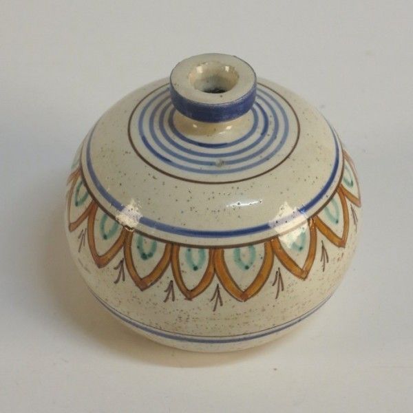 Design Ceramic Vase Magnanelli Gubbio Italy. 1950   1955 photo furniture