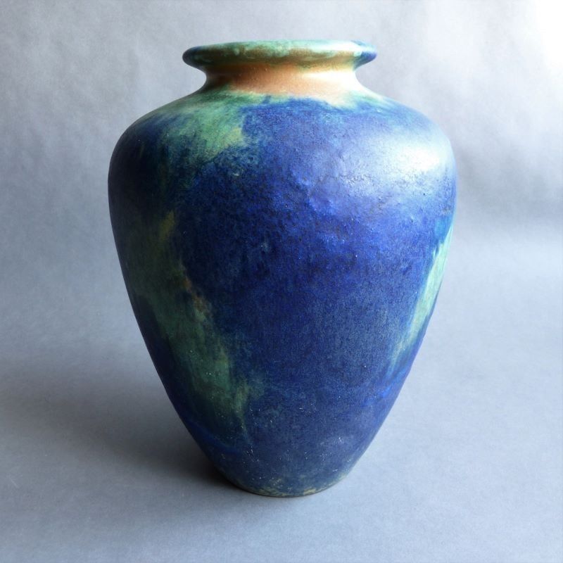Ceramic Vase From The Karlsruher Majolika. 1950   1959 photo Home Decor