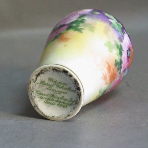 Art Nouveau Porcelain Vase "Marcel Chabrol" 1925. photo Home Decor