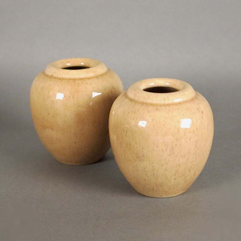 Two Ceramic Vases From The Majolika Rüppurr. 1920   1930