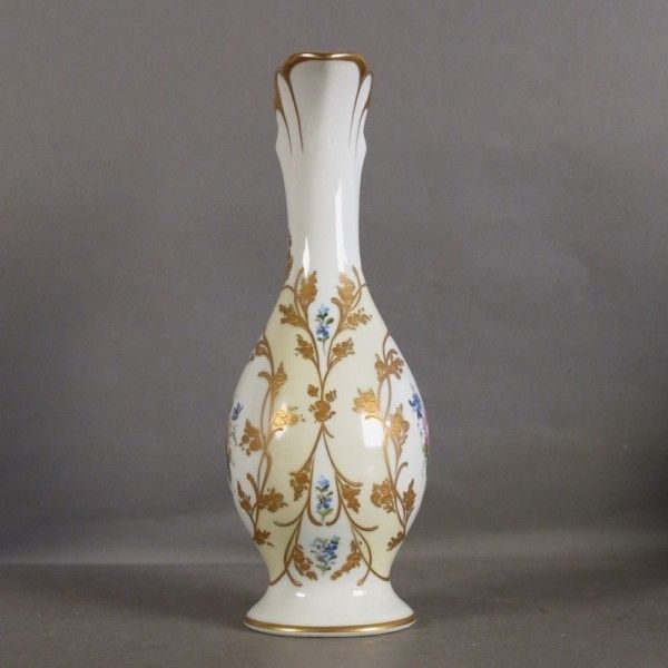 Porcelain Vase From Limoges 1960   1970 photo vintage