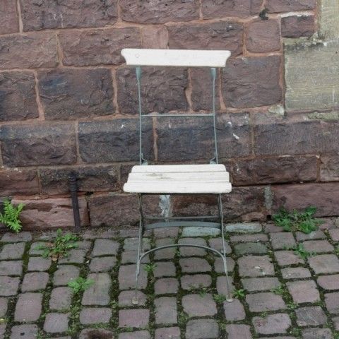 Vintage Garden Chair Germany 1950   1955. photo Garden Furniture