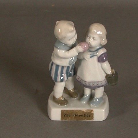 Art Nouveau. Porcelain Figurine. The Cavalier. 1900   1920. photo 120.0