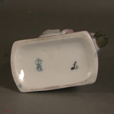 Home Decor Art Nouveau. Porcelain Figurine. The Cavalier. 1900   1920. photo