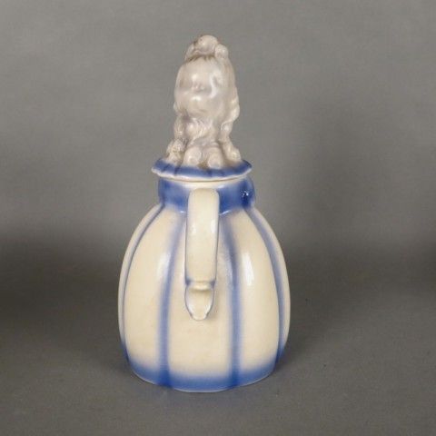 103.0 Ceramic Coffee Pot In Form Of A Woman Biedermeier. Germany 1930   1940 photo