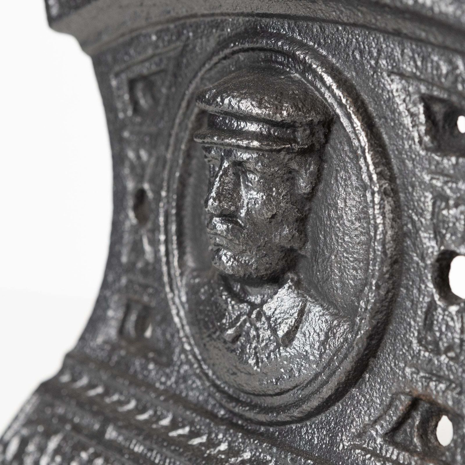 Antique Cast Iron Fireplace Tidy Livingstone | Betty | Ashpan Cover photo 130.0