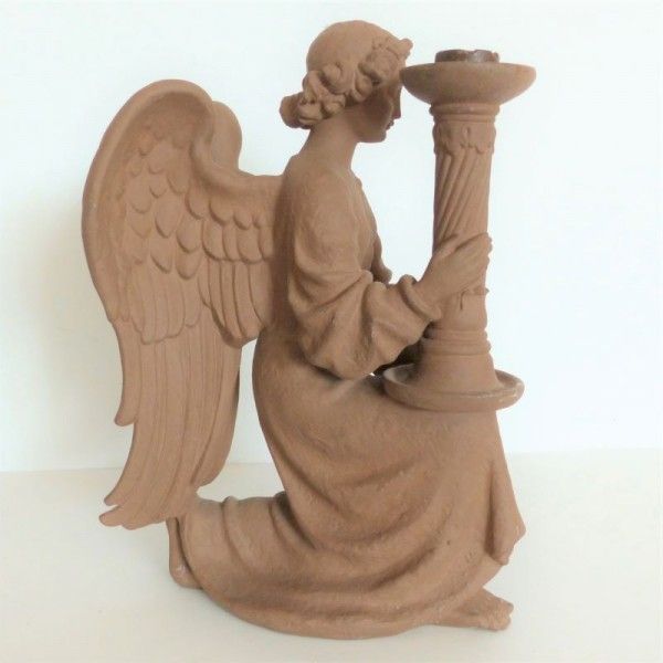 Ceramic Angel Figure From The Karlsruher Majolika By Heinze. 1942 photo for sale
