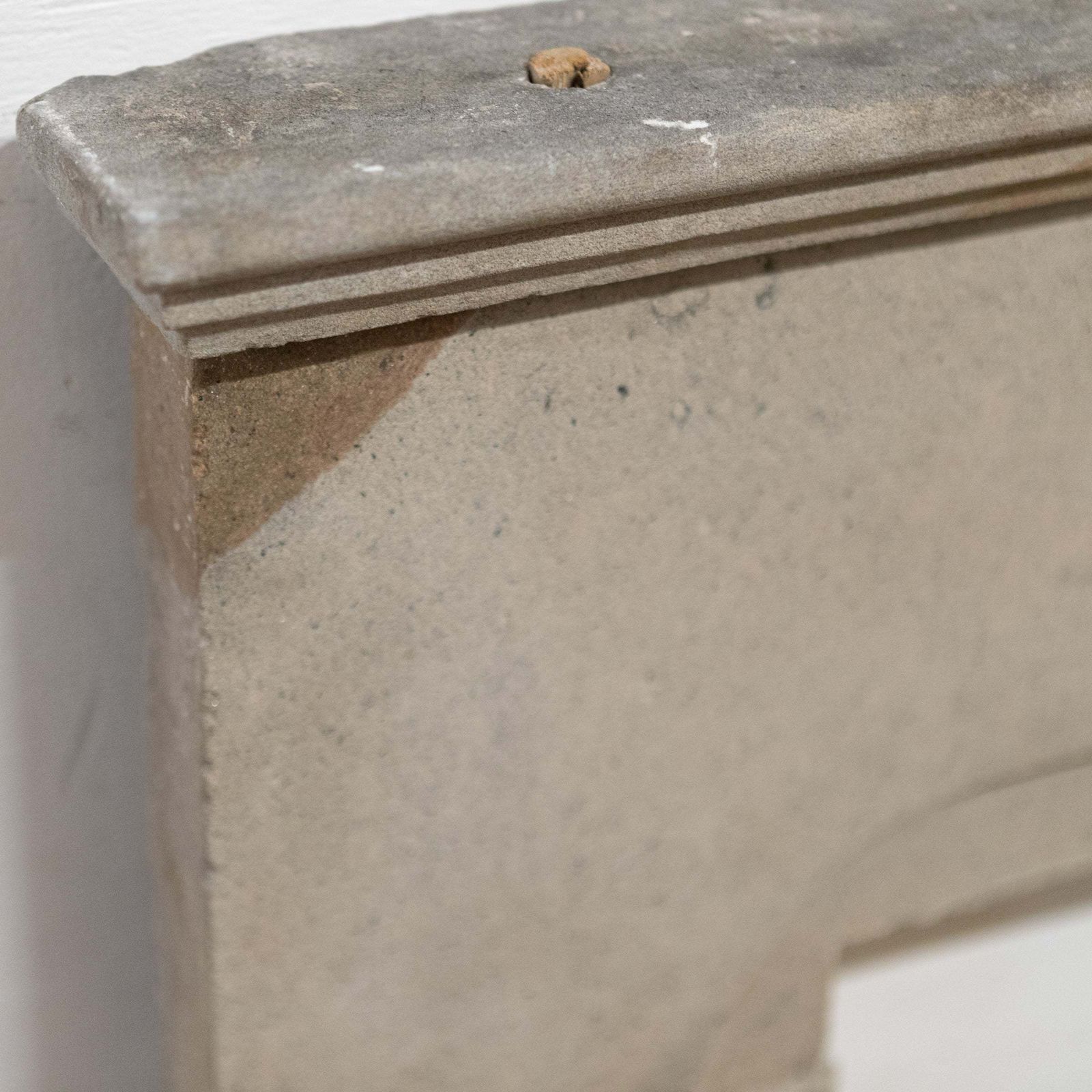 photo furniture Rare Antique Queen Anne Stone Fireplace Surround
