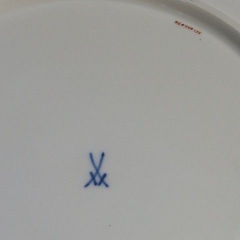 Meissen Porcelain Collector Plate  Germany 1950   1955 photo for sale