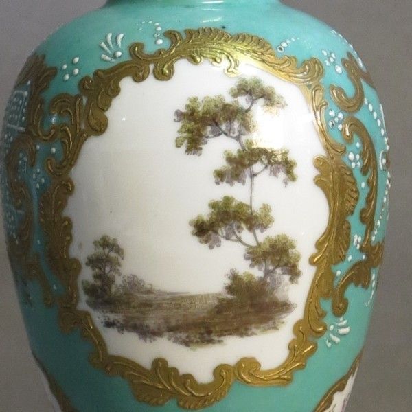 Porcelain Vase. Bourdois & Bloch. France 1890   1900. photo 344.0