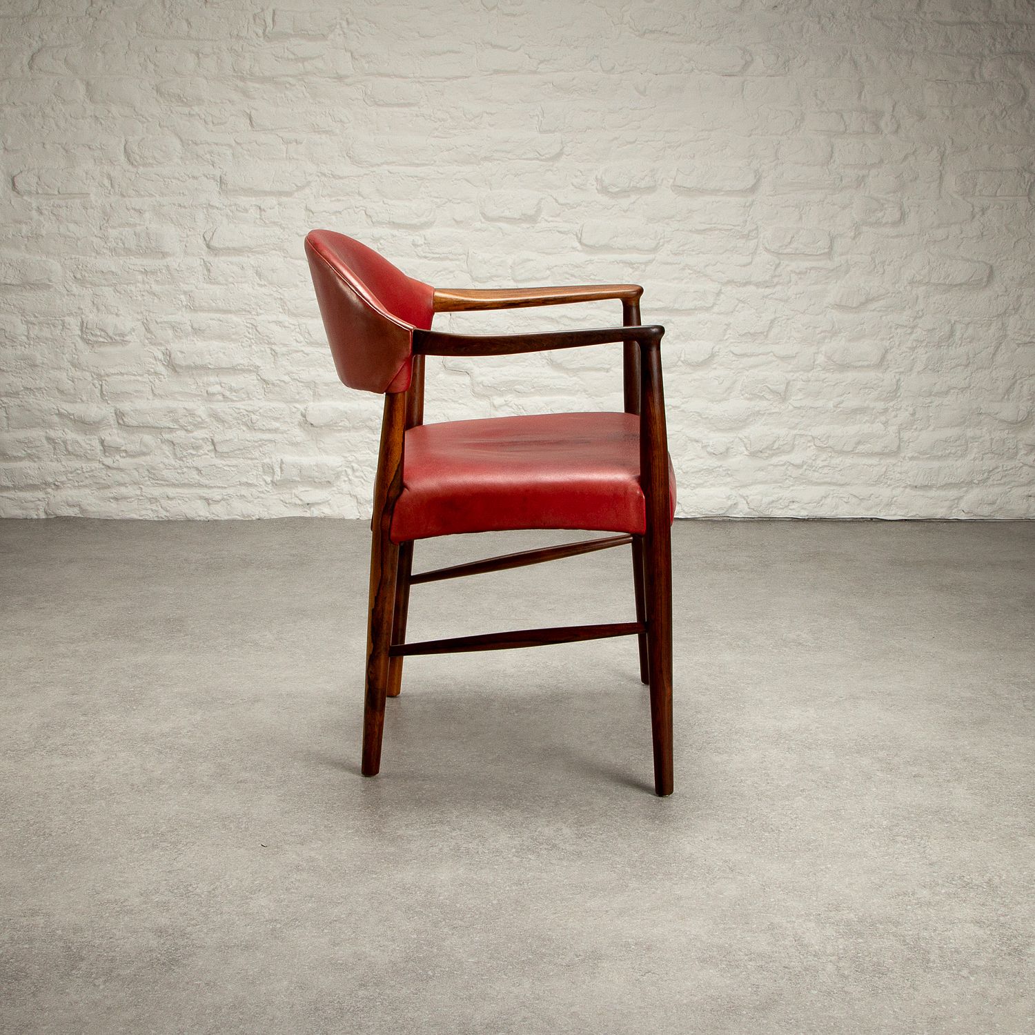 Model 223 Rosewood Armchair By Kurt Olsen, Denmark, 1950s photo for sale