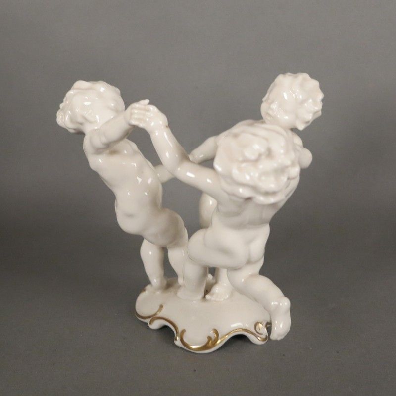 Porcelaine Figure: Der Reigen From Karl Tutter For Hutschenreuther Kunstabteilung photo 258.0