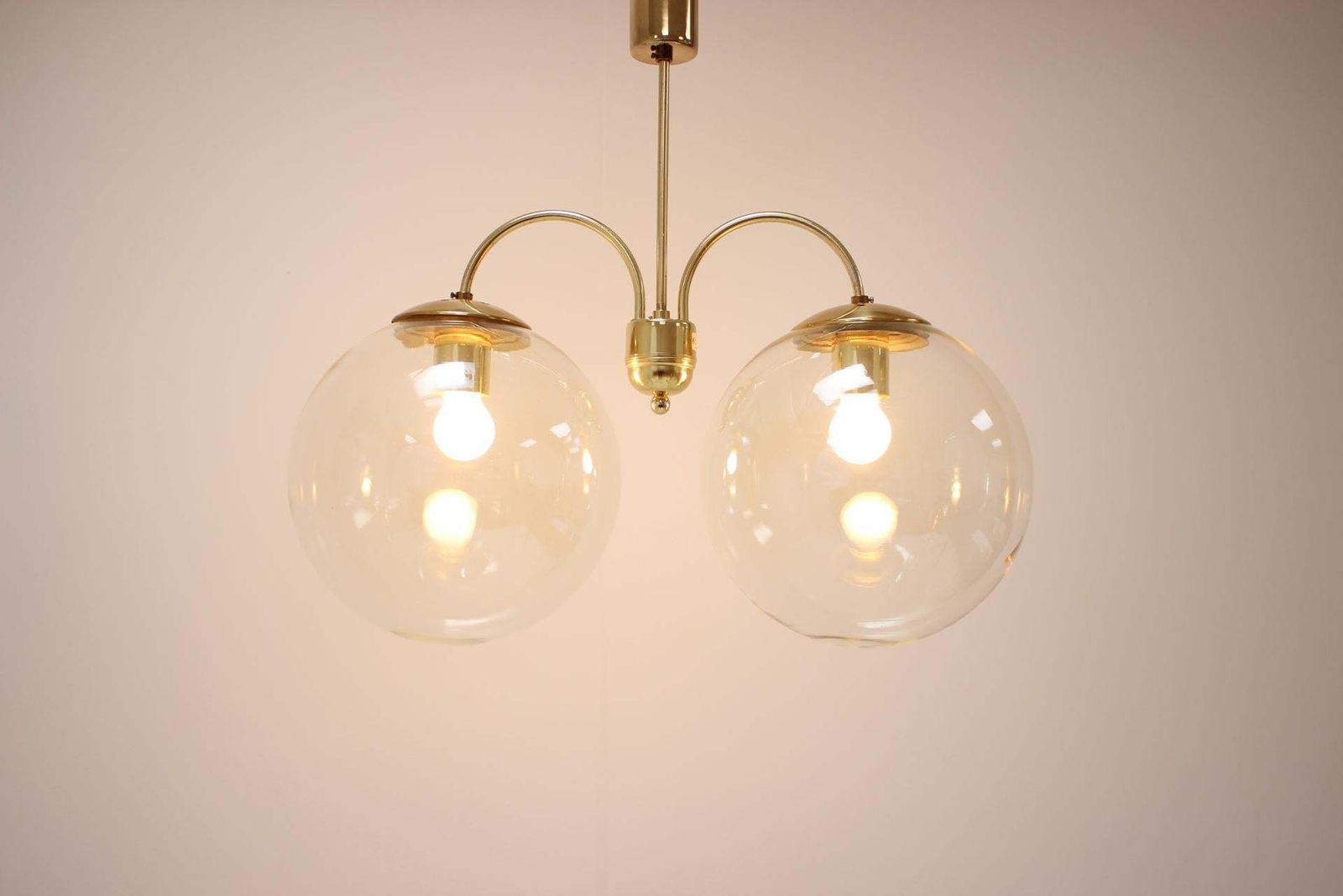 Mid Century Chandelier Kamenicky Senov, 1970's photo buy