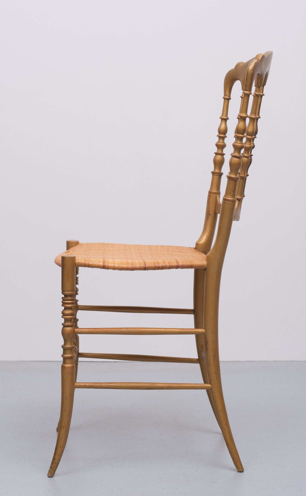 photo for sale Chiavari Chair 1950s Italy, Olive Wood