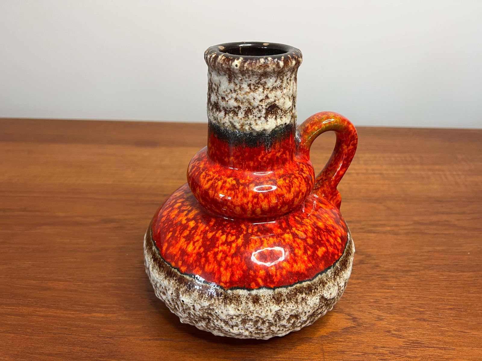 Absolutely Gorgeous Fat Lava Volcanic Style Vase photo furniture