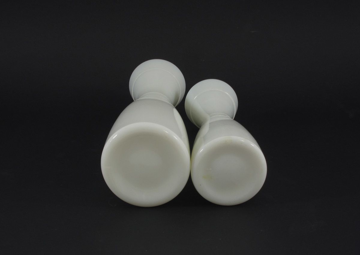 Vintage Glass Bauhaus Style Vases photo Home Decor