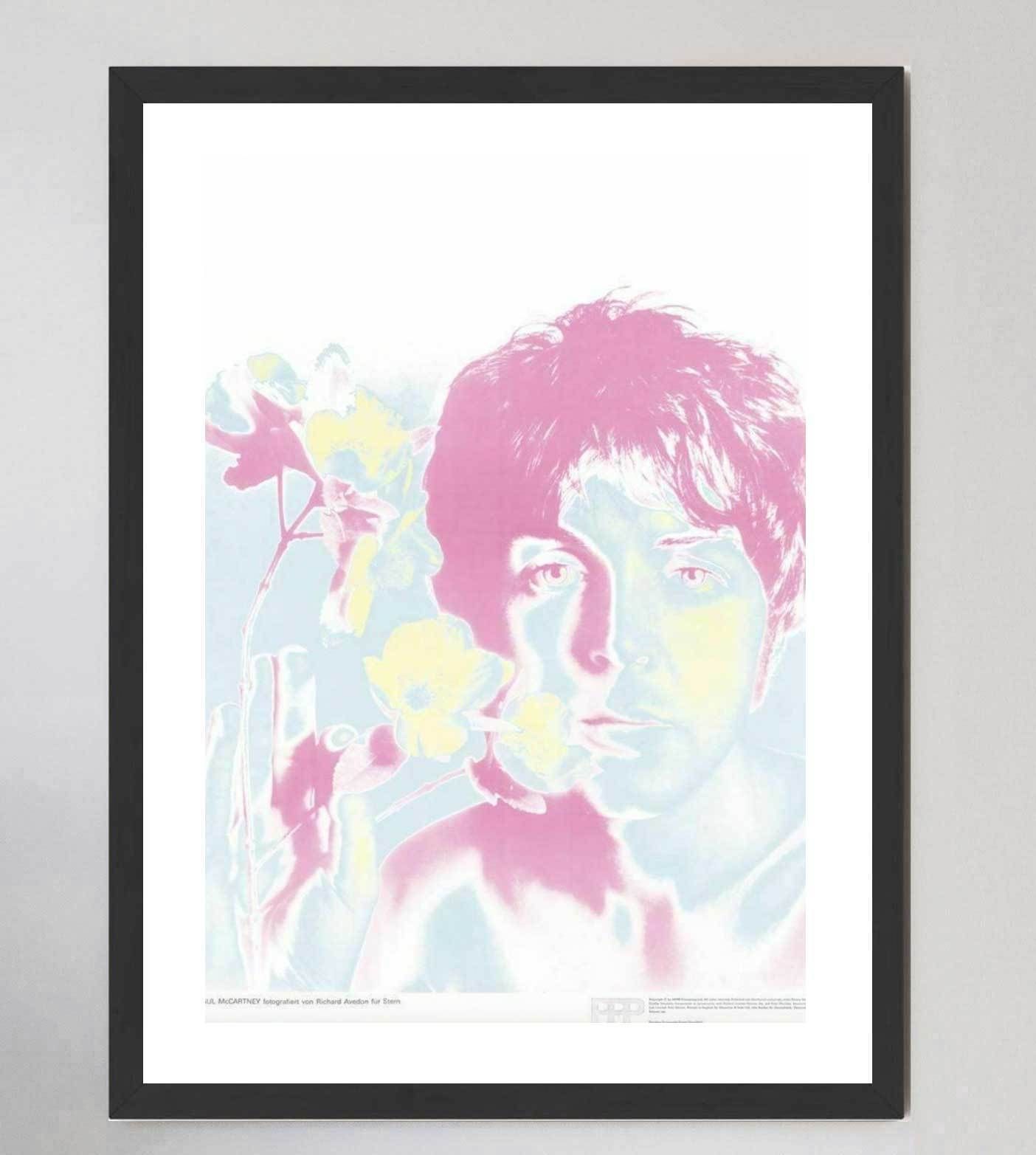Paul Mccartney   Richard Avedon Original Vintage Poster photo furniture