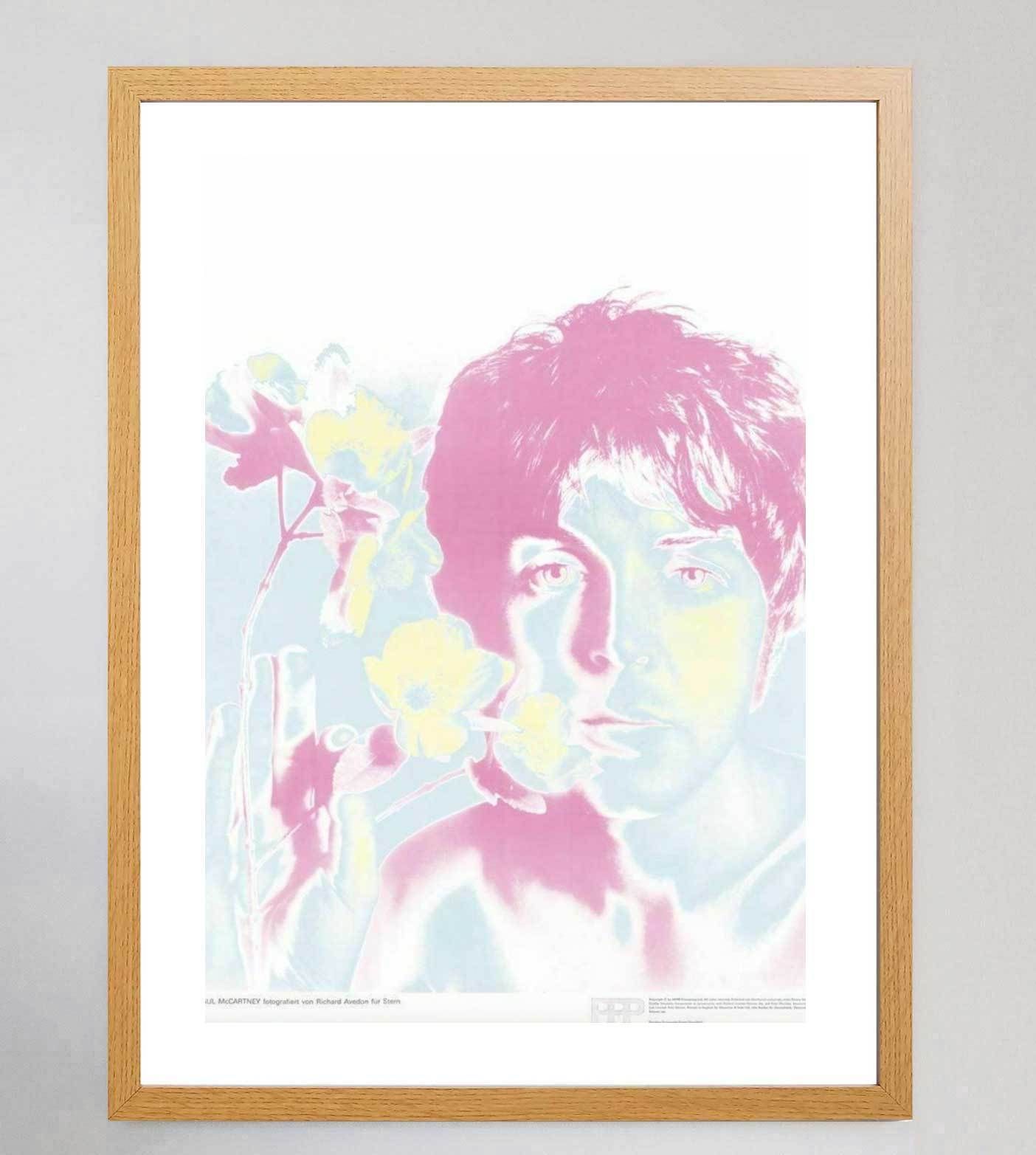 Paul Mccartney   Richard Avedon Original Vintage Poster photo Art