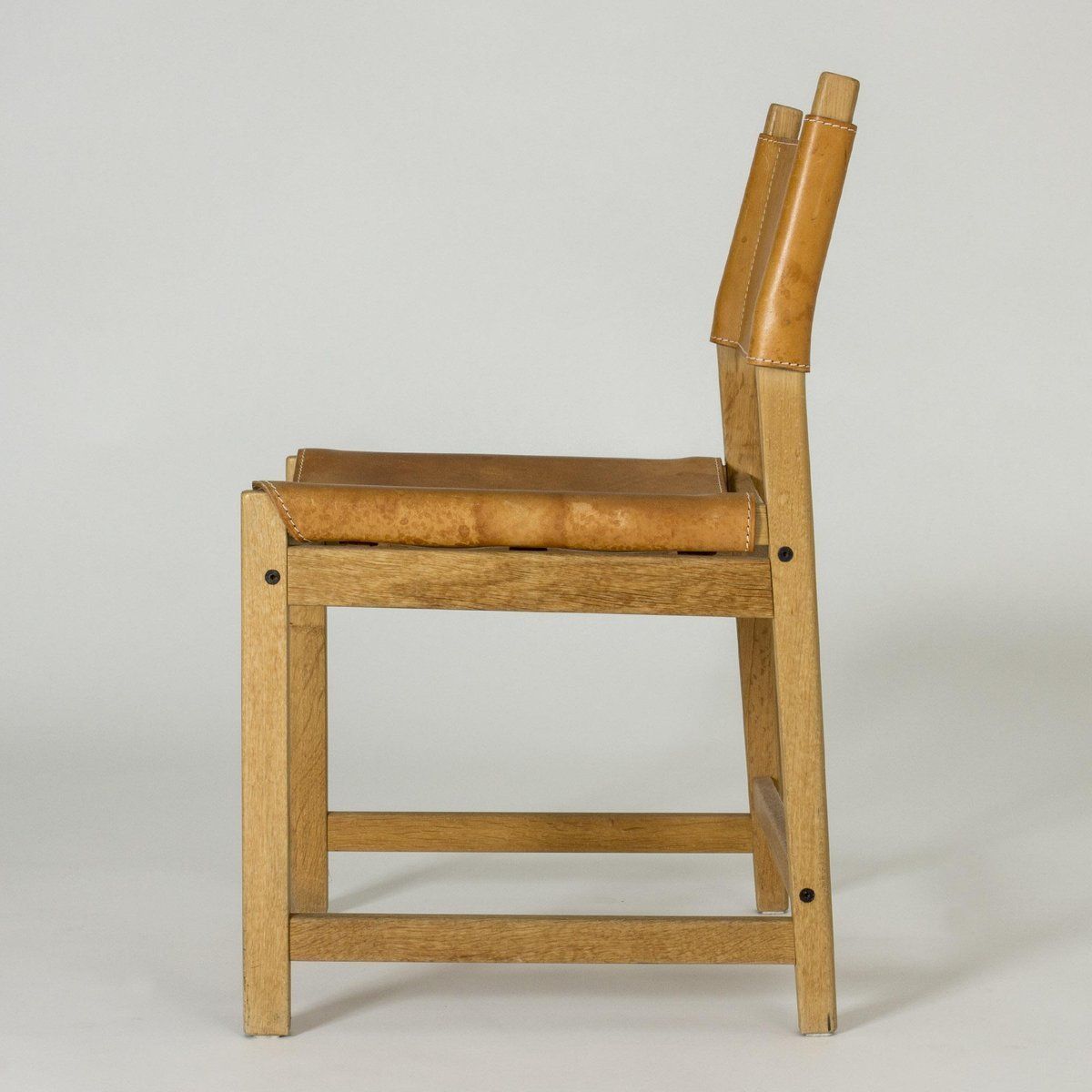 Oak & Leather Chair By Kurt østervig For Sibast photo vinterior
