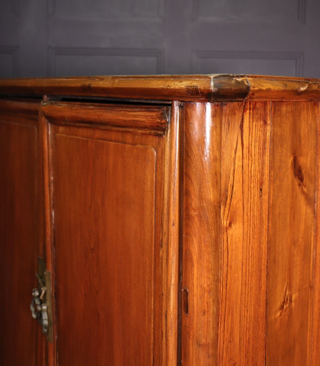 1800.0 18th Century Chinese Hardwood Tapered Cabinet photo