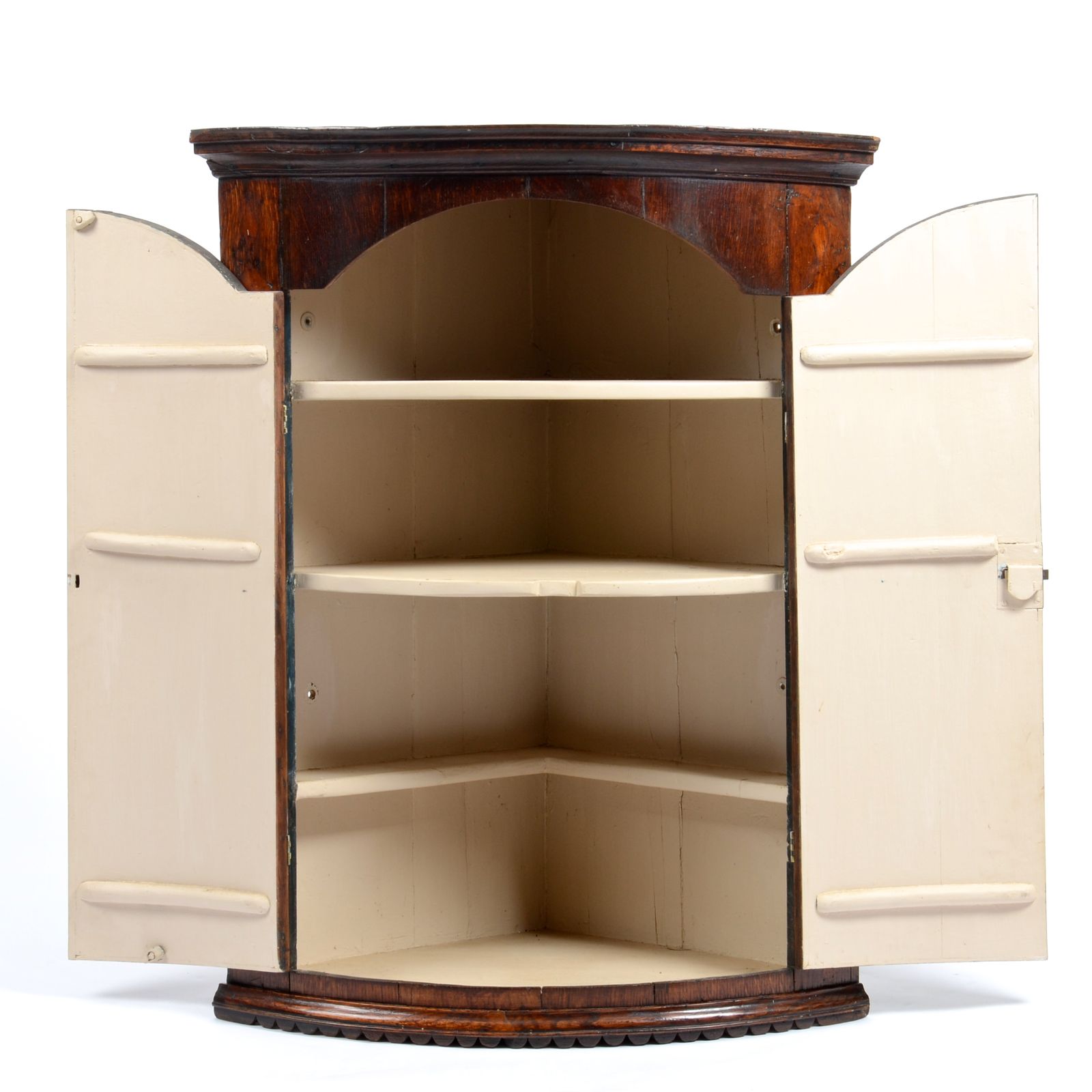18th Century Oak Corner Cupboard photo Furniture