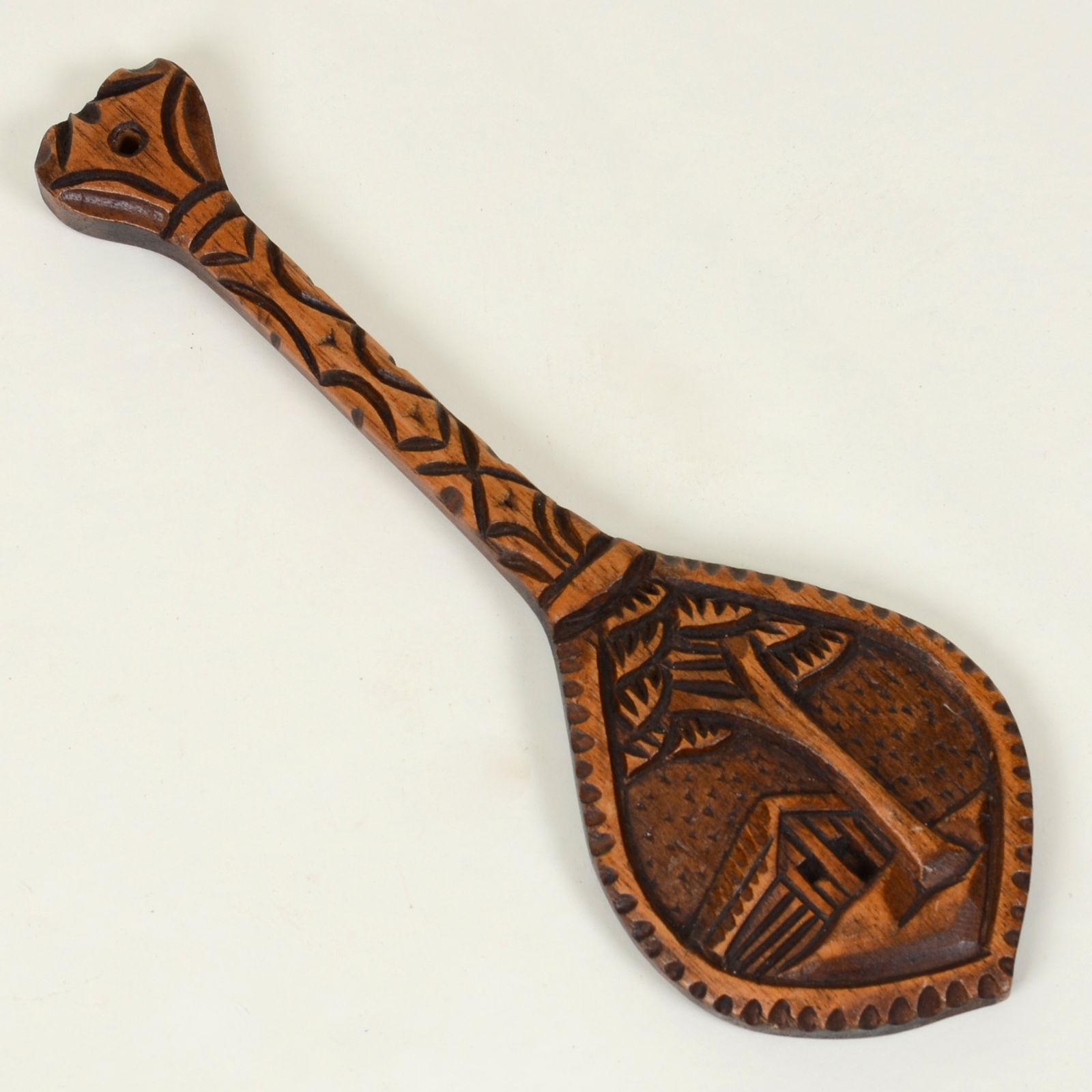 Vintage Love Spoon, Early 20th Century