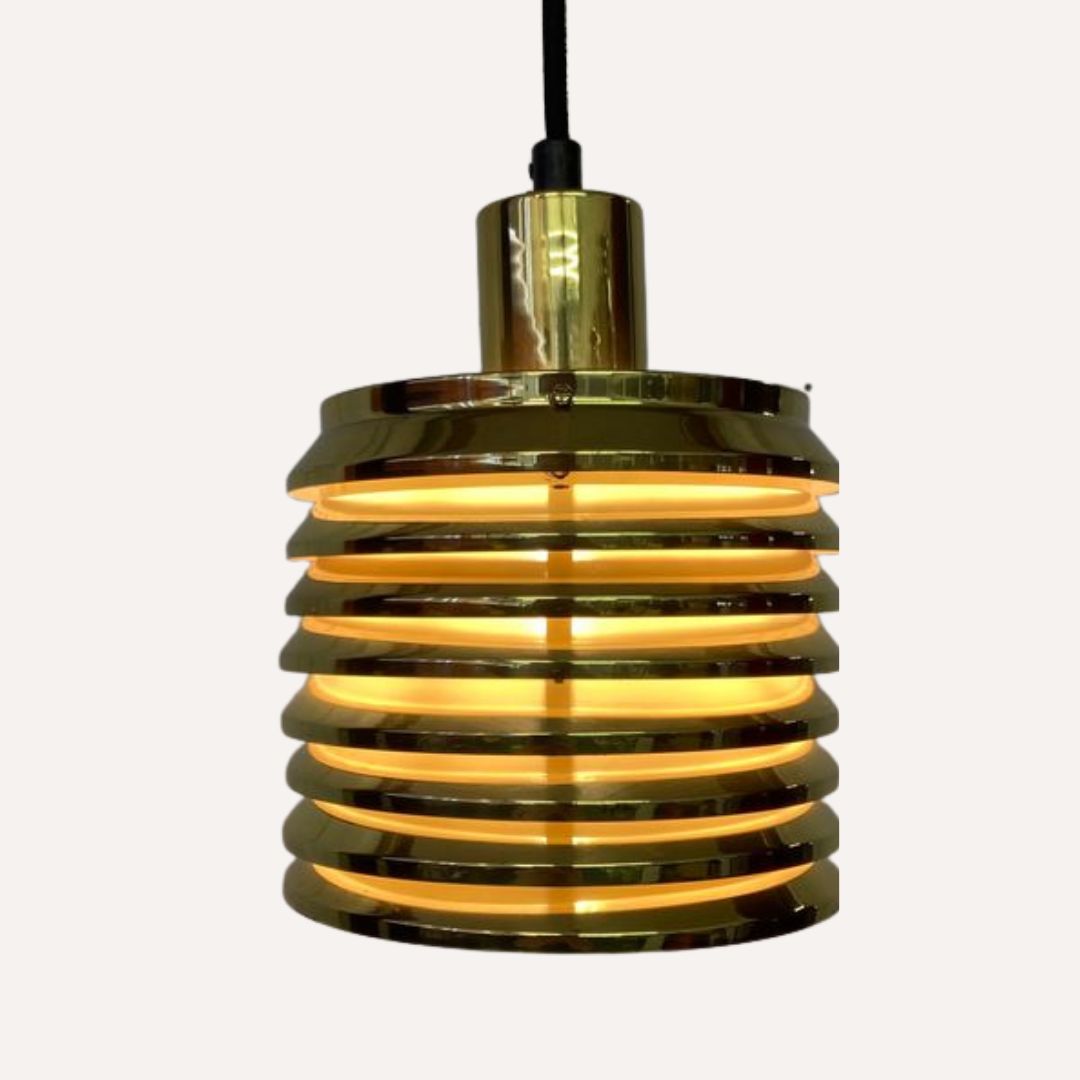 Hans Agne Jakobsson For Markaryd T 642 Modernist Hanging Lamp, 60s photo Lighting