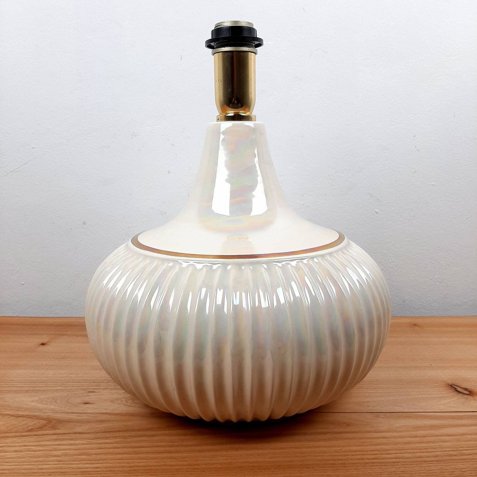 Retro Nacre Table Lamp Jean Marie Italy 1970s Mid Century Light photo buy
