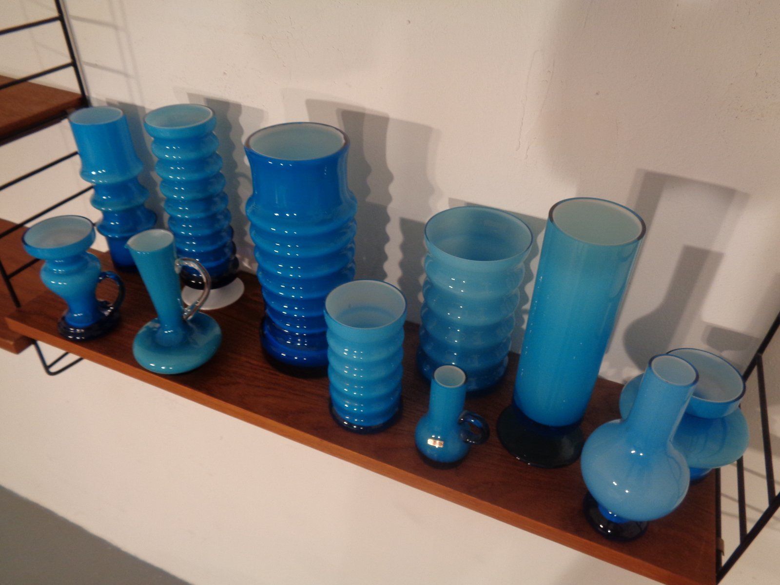 German Glass Vases By Karl Friedrich, 1960s, Set Of 11 photo furniture