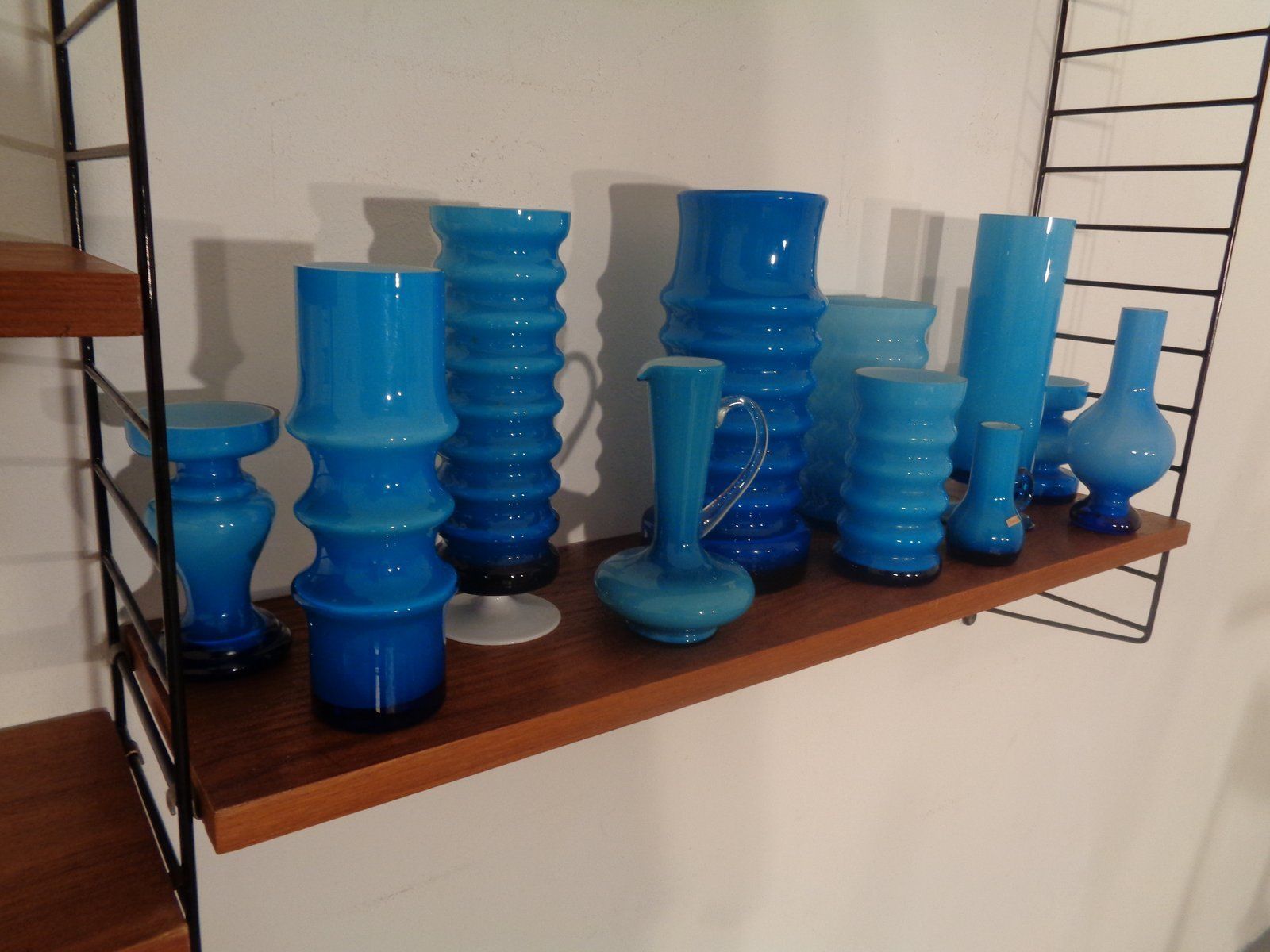 German Glass Vases By Karl Friedrich, 1960s, Set Of 11 photo vinterior