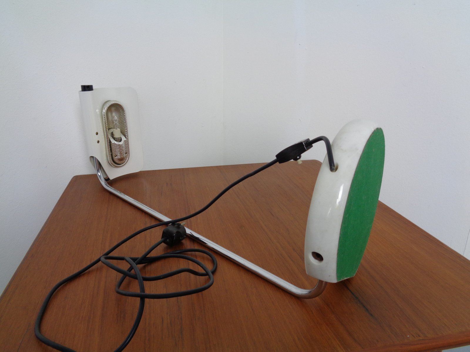 photo vintage Italian Adjustable And Dimmable Tegola Desk Lamp By Bruno Gecchelin For Skipper & Pollux, 1960s